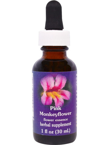 Flower Essence Services, Pink Monkeyflower Dropper, 1 fl oz