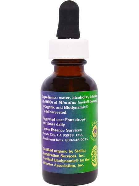 Flower Essence Services, Pink Monkeyflower Dropper, 1 fl oz