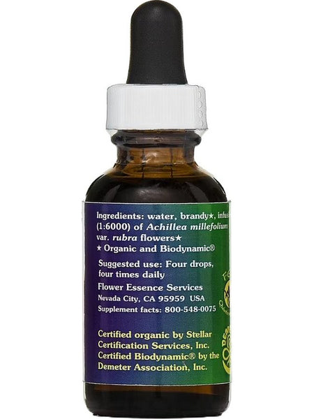 Flower Essence Services, Pink Yarrow Dropper, 1 fl oz