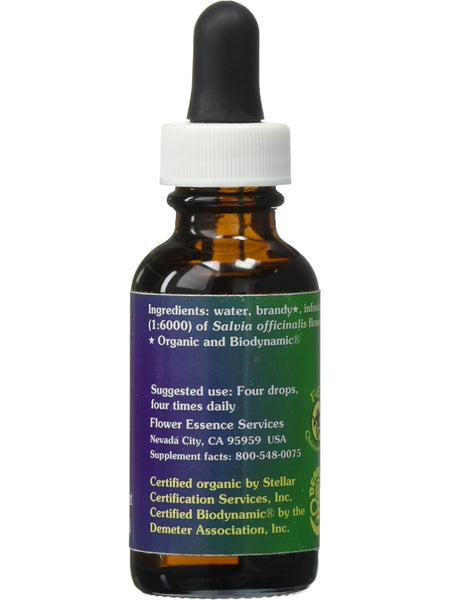 Flower Essence Services, Sage Dropper, 1 fl oz