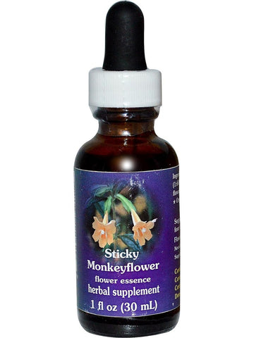 Flower Essence Services, Sticky Monkeyflower Dropper, 1 fl oz