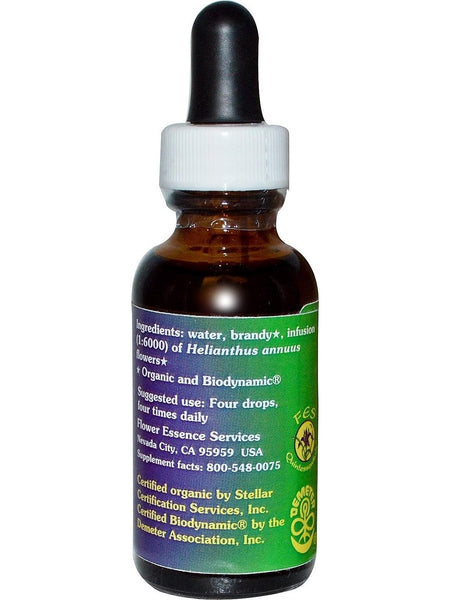 Flower Essence Services, Sunflower Dropper, 1 fl oz
