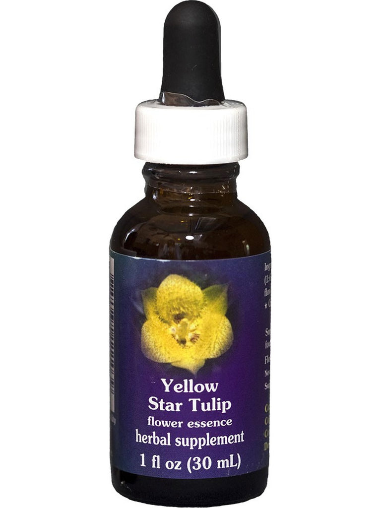 Flower Essence Services, Yellow Star Tulip Dropper, 1 fl oz