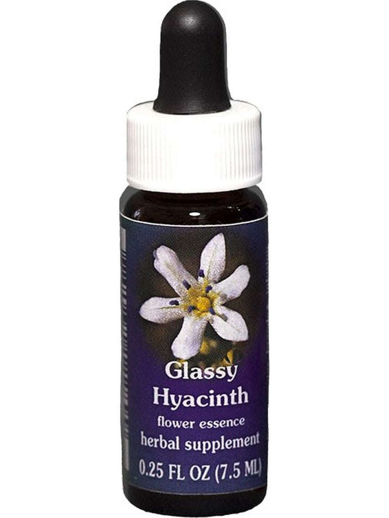 Flower Essence Services, Glassy Hyacinth Dropper, 0.25 fl oz