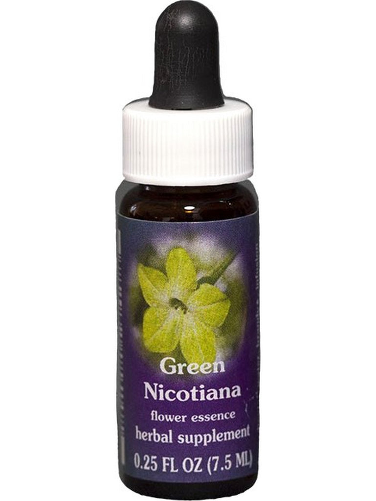 Flower Essence Services, Green Nicotiana Dropper, 0.25 fl oz
