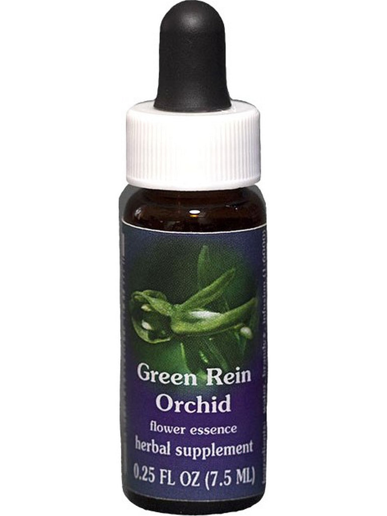 Flower Essence Services, Green Rein Orchid Dropper, 0.25 fl oz