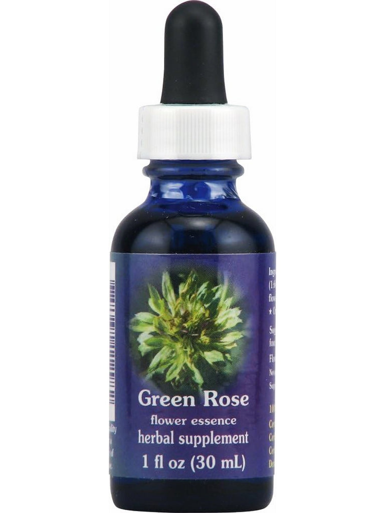 Flower Essence Services, Green Rose Dropper, 1 fl oz