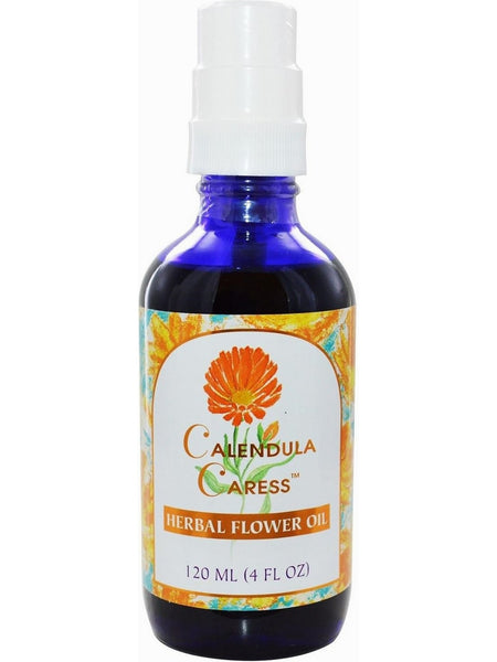 Flower Essence Services, Calendula Caress Pump Top, 4 fl oz