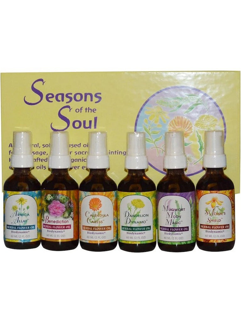 Flower Essence Services, Seasons of the Soul Gift Set 2oz, 6 pc