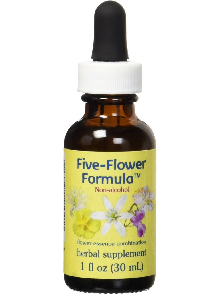 Flower Essence Services, Five Flower Formula in Glycerin, 1 fl oz