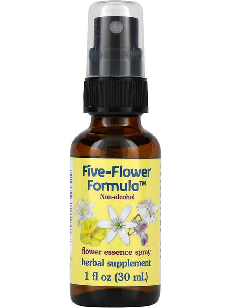 Flower Essence Services, Five Flower Formula in Glycerin Spray, 1 fl oz