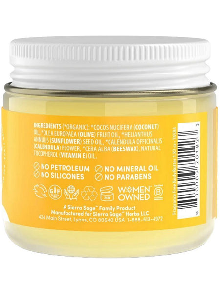 Southern Butter, Body Butter, Fragrance Free, 1.82 oz