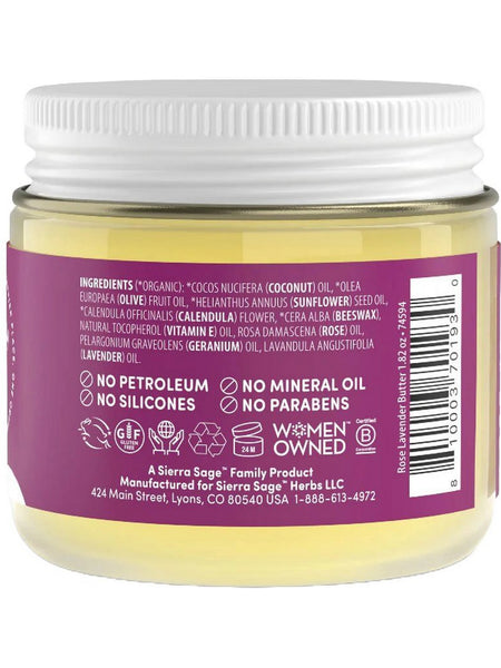 Southern Butter, Body Butter, Rose & Lavender, 1.82 oz