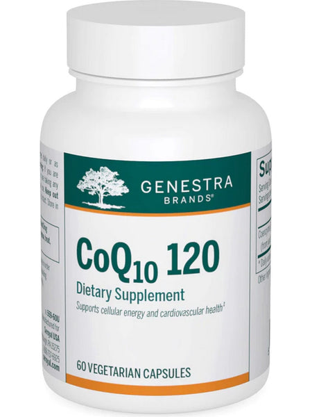 Genestra, CoQ10 120 Dietary Supplement, 60 Vegetarian Capsules