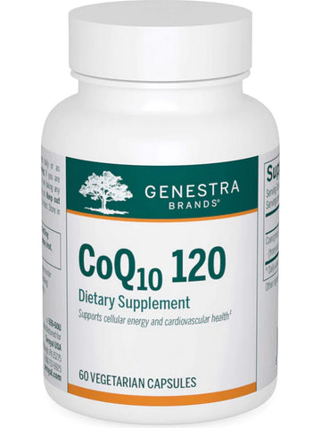 Genestra, CoQ10 120 Dietary Supplement, 60 Vegetarian Capsules