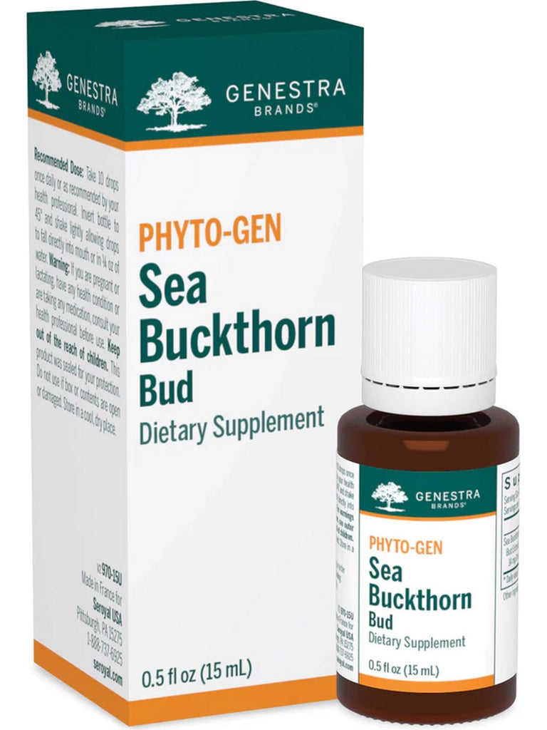Genestra, PHYTO-GEN Sea Buckthorn Bud Dietary Supplement, 0.5 fl oz