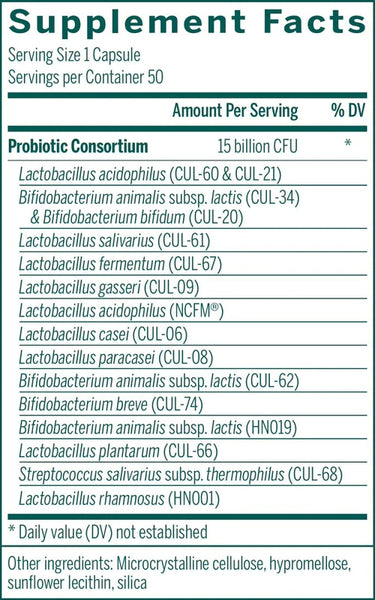 Genestra, HMF Multi Strain Probiotic Supplement, 50 Vegetarian Capsules