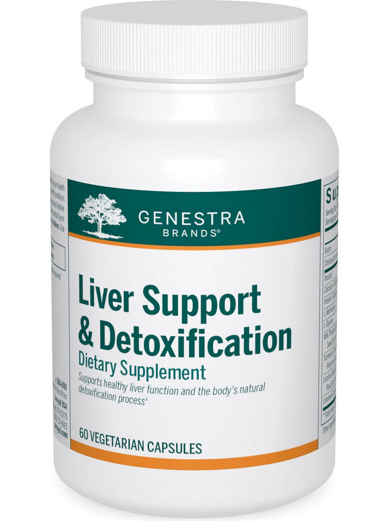 Genestra, Liver Support & Detoxification Dietary Supplement, 60 Vegetarian Capsules