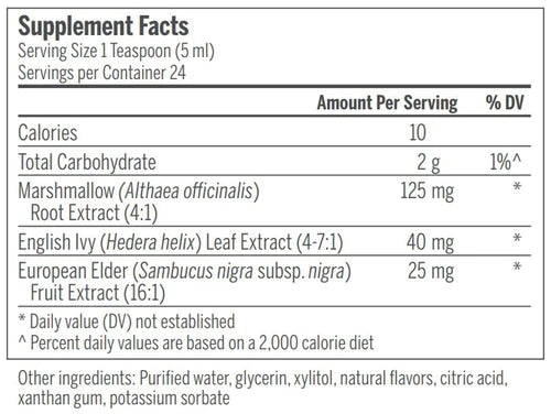 Genestra, English Ivy Syrup Dietary Supplement, 4 fl oz