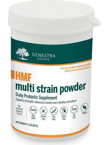 Genestra, HMF multi strain powder Daily Probiotic Supplement, 2.1 oz