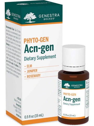 Genestra, PHYTO-GEN Acn-gen Dietary Supplement, 0.5 fl oz