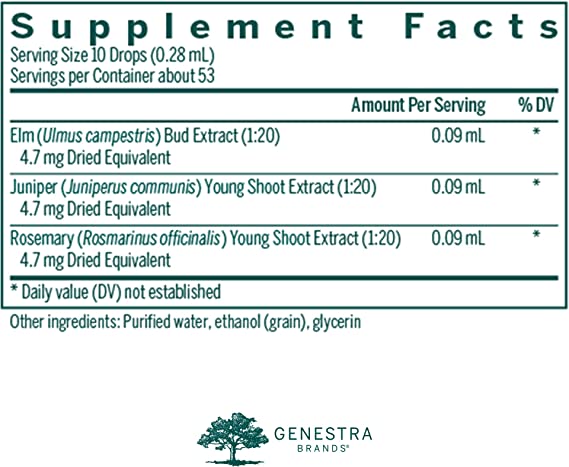 Genestra, PHYTO-GEN Acn-gen Dietary Supplement, 0.5 fl oz