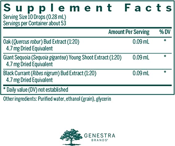 Genestra, PHYTO-GEN Tonic-gen Dietary Supplement, 0.5 fl oz