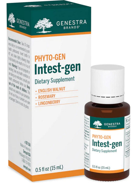 Genestra, PHYTO-GEN Intest-gen Dietary Supplement, 0.5 fl oz