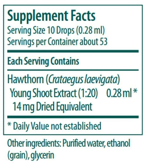 Genestra, PHYTO-GEN Hawthorn Young Shoot Dietary Supplement, 0.5 fl oz