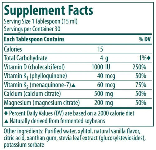 Genestra, Cal Mag Vanilla Liquid + Dietary Supplement, 15.2 fl oz