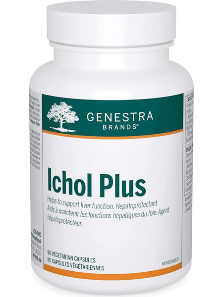 Genestra, Ichol Plus Dietary Supplement, 90 Vegetarian Capsules