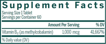 Genestra, Active Chewable B12 Dietary Supplement, 60 Chewable Tablets