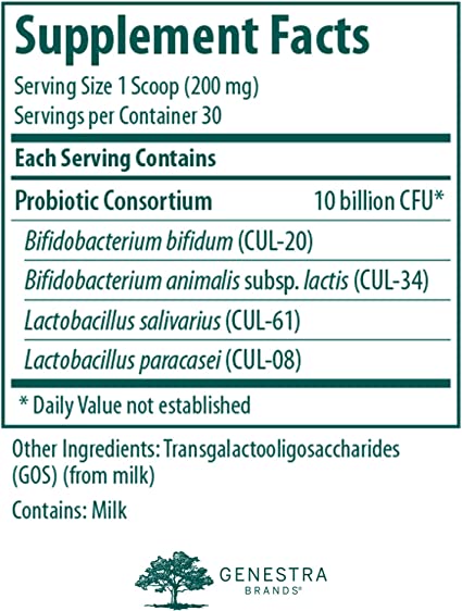 Genestra, HMF baby b Daily Probiotic Supplement, 0.2 oz