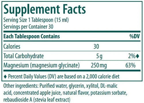 Genestra, Magnesium Glycinate Liquid, Apple-Pomegranate, 15.2 fl oz