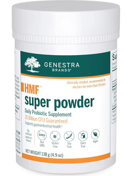 Genestra, HMF Super Powder Probiotic Supplement, 4.9 oz