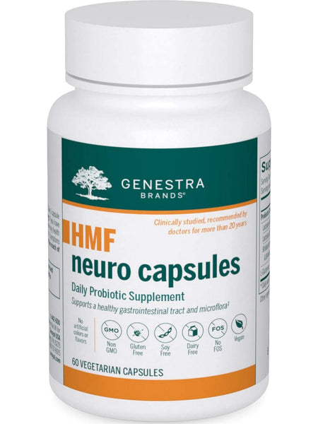 Genestra, HMF Neuro Capsules Probiotic Supplement, 60 Vegetarian Capsules