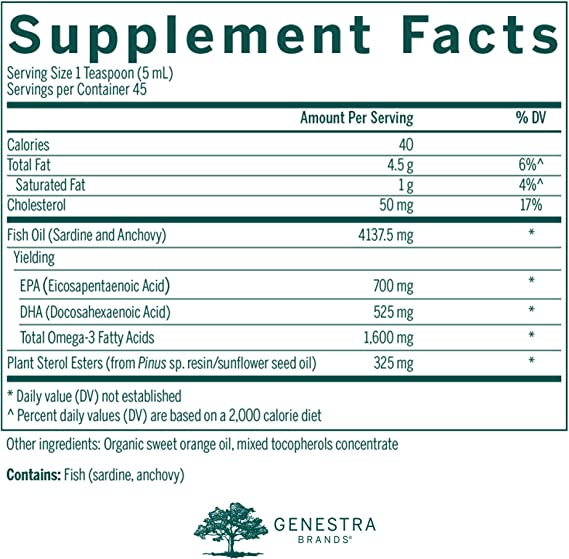 Genestra, Super EFA Liquid Plus Dietary Supplement, 7.6 fl oz
