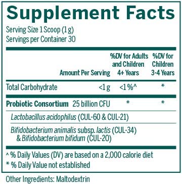 Genestra, HMF Intensive Powder Probiotic Supplement, 1 oz