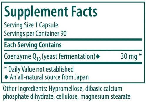 Genestra, CoQ10 30 Dietary Supplement, 90 Vegetarian Capsules