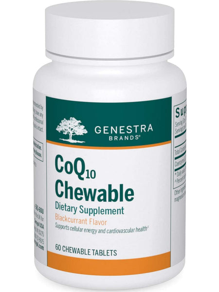 Genestra, CoQ10 Chewable Dietary Supplement, 60 Chewable Tablets