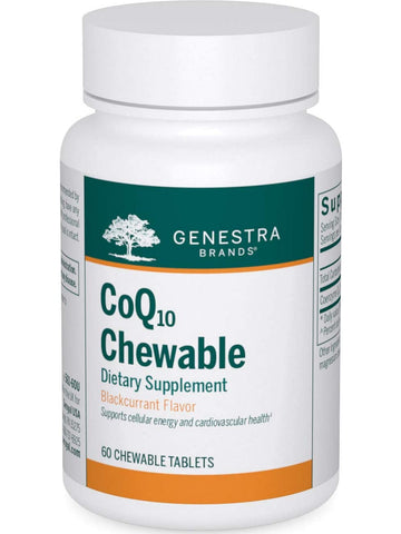 Genestra, CoQ10 Chewable Dietary Supplement, 60 Chewable Tablets
