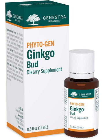 Genestra, PHYTO-GEN Ginkgo Bud Dietary Supplement, 0.5 fl oz