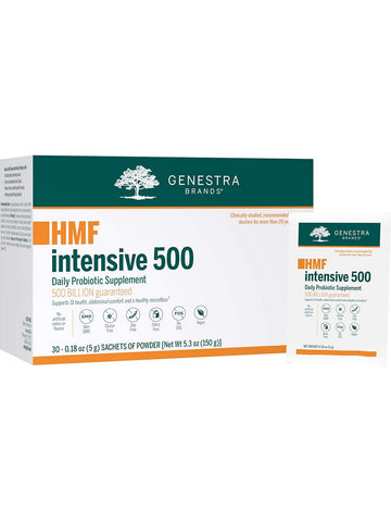 Genestra, HMF Intensive 500 Daily Probiotic Supplement, 30-0.18 oz Sachets of Powder
