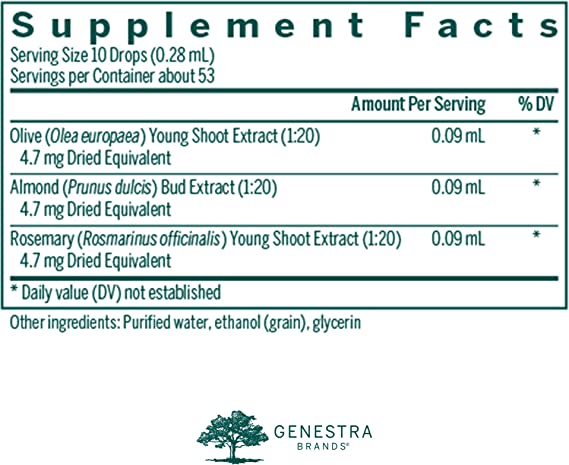 Genestra, PHYTO-GEN Met-gen Dietary Supplement, 0.5 fl oz
