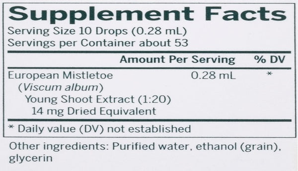 Genestra, PHYTO-GEN European Mistletoe Young Shoot Dietary Supplement, 0.5 fl oz