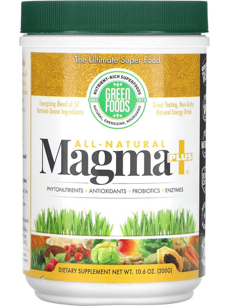 Green Foods, All-Natural Magma Plus, 10.6 oz