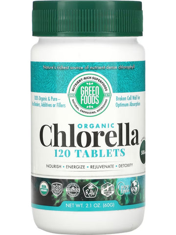 Green Foods, Organic Chlorella, 120 Tablets, 2.1 oz