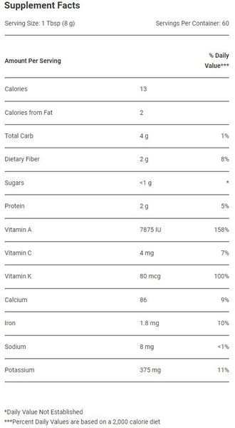 Green Foods, Organic and Raw Wheatgrass Powder, 16.9 oz