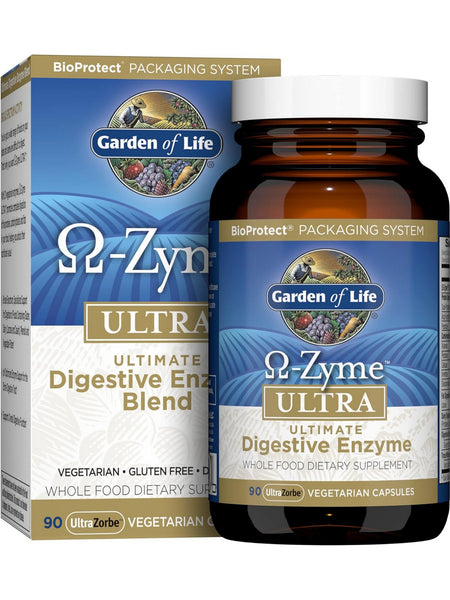 Garden of Life, Omega-Zyme ULTRA, 90 Vegetarian Capsules