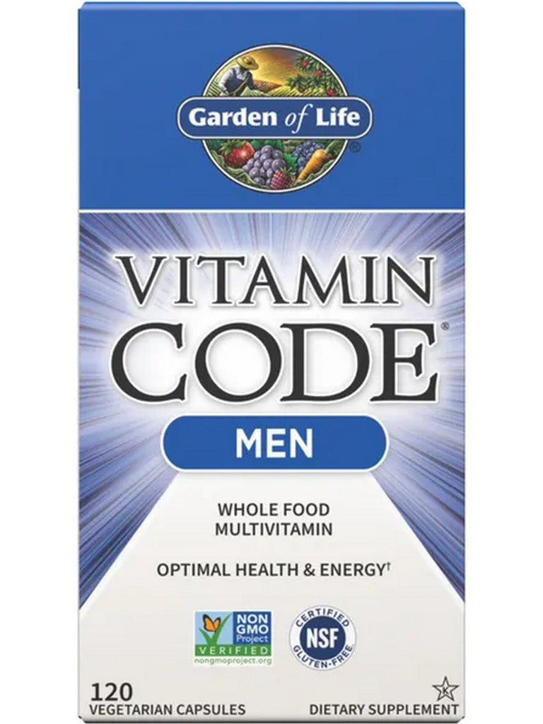 Garden of Life, Vitamin Code, Men, 120 Vegetarian Capsules